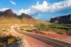 Sunset in Big Bend National Park, Texas, USA